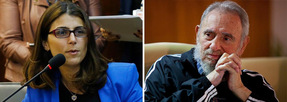A morte do líder cubano Fidel Castro, "justo no dia da Black Friday", como lembrou a deputada Manuela D´Ávila (PCdoB-RS), fez chover comentários na internet do tipo: "socialista pode ter iphone?"; em um vídeo bem humorado, ela desmistifica o comunismo e puxa a orelha dos críticos de Cuba; assista (Foto: Gisele Federicce) A morte do líder cubano Fidel Castro, "justo no dia da Black Friday", como lembrou a deputada Manuela D´Ávila (PCdoB-RS), fez chover comentários na internet do tipo: "socialista pode ter iphone?"; em um vídeo bem humorado, ela desmistifica o comunismo e puxa a orelha dos críticos de Cuba; assista