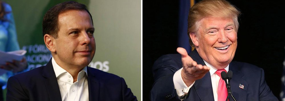 "Demagogia, autoritarismo e estelionato eleitoral são as marcas exteriorizadas pelo prefeito eleito de São Paulo no anúncio de suas primeiras decisões. Ele já deixou claro qual será seu estilo de governo: 'eu mando e vocês obedecem'", escreve o colunista do 247, Alex Solnik, sobre João Doria (PSDB); para ele, os paulistanos não o conheciam ao votar no tucano; "Escolheram-no por entenderem que seria o mais indicado para derrotar o PT. Agora vão conhecer melhor esse mini Trump" (Foto: Alex Solnik) "Demagogia, autoritarismo e estelionato eleitoral são as marcas exteriorizadas pelo prefeito eleito de São Paulo no anúncio de suas primeiras decisões. Ele já deixou claro qual será seu estilo de governo: 'eu mando e vocês obedecem'", escreve o colunista do 247, Alex Solnik, sobre João Doria (PSDB); para ele, os paulistanos não o conheciam ao votar no tucano; "Escolheram-no por entenderem que seria o mais indicado para derrotar o PT. Agora vão conhecer melhor esse mini Trump"