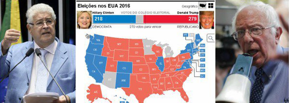 Não foi Hillary quem perdeu a corrida eleitoral, mas sim o privilegiadíssimo cassino de Wall Street, os ditos mercados; perdeu igualmente a velha mídia norte-americana, a falta de perspectivas de emprego e renda para o povo estadunidense. Esse resultado não surpreende a muitos (Foto: Esmael Morais) Não foi Hillary quem perdeu a corrida eleitoral, mas sim o privilegiadíssimo cassino de Wall Street, os ditos mercados; perdeu igualmente a velha mídia norte-americana, a falta de perspectivas de emprego e renda para o povo estadunidense. Esse resultado não surpreende a muitos
