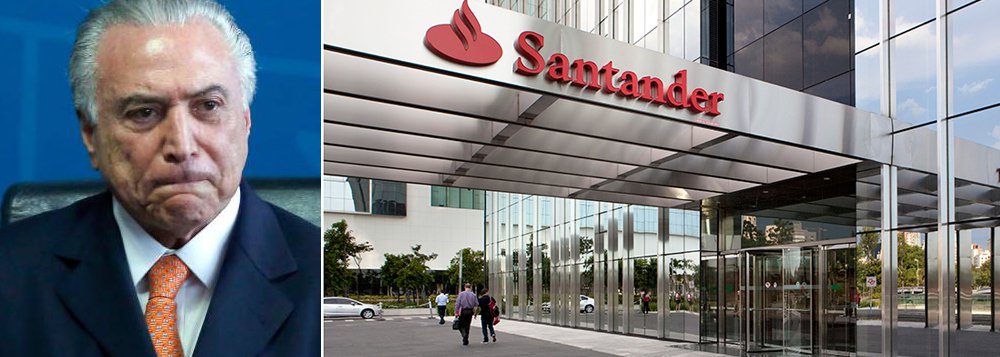 Banco Santander registrou aumento de 4% no lucro líquido de 2016, conforme resultados melhores no Brasil ajudaram a compensar performance mais fraca no Reino Unido; grupo teve lucro líquido de 6,2 bilhões de euros (US$ 6,65 bilhões) no ano passado; ; segundo padrão contábil espanhol, o Santander apurou lucro líquido de 1,786 bilhão de euros no Brasil em 2016, cifra 9,5%; recessão; se a recessão do governo Michel Temer reduziu empregos e o poder de compra da população, por outro lado, fez com que o Brasil representasse 21% do lucro mundial do conglomerado financeiro (Foto: Paulo Emílio) Banco Santander registrou aumento de 4% no lucro líquido de 2016, conforme resultados melhores no Brasil ajudaram a compensar performance mais fraca no Reino Unido; grupo teve lucro líquido de 6,2 bilhões de euros (US$ 6,65 bilhões) no ano passado; ; segundo padrão contábil espanhol, o Santander apurou lucro líquido de 1,786 bilhão de euros no Brasil em 2016, cifra 9,5%; recessão; se a recessão do governo Michel Temer reduziu empregos e o poder de compra da população, por outro lado, fez com que o Brasil representasse 21% do lucro mundial do conglomerado financeiro