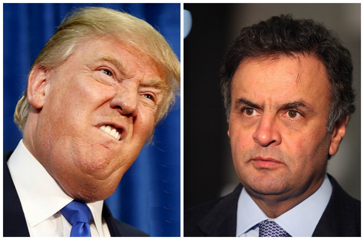 O Brasil exportou sua tecnologia de golpes parlamentares para os Estados Unidos; apoiadores de Donald Trump já dizem que votar em Hillary Clinton será um desperdício porque se ela ganhar não a deixarão governar e a derrubarão do poder; pelo jeito, senador Aécio Neves (PSDB-MG) fez escola (Foto: Leonardo Attuch) O Brasil exportou sua tecnologia de golpes parlamentares para os Estados Unidos; apoiadores de Donald Trump já dizem que votar em Hillary Clinton será um desperdício porque se ela ganhar não a deixarão governar e a derrubarão do poder; pelo jeito, senador Aécio Neves (PSDB-MG) fez escola