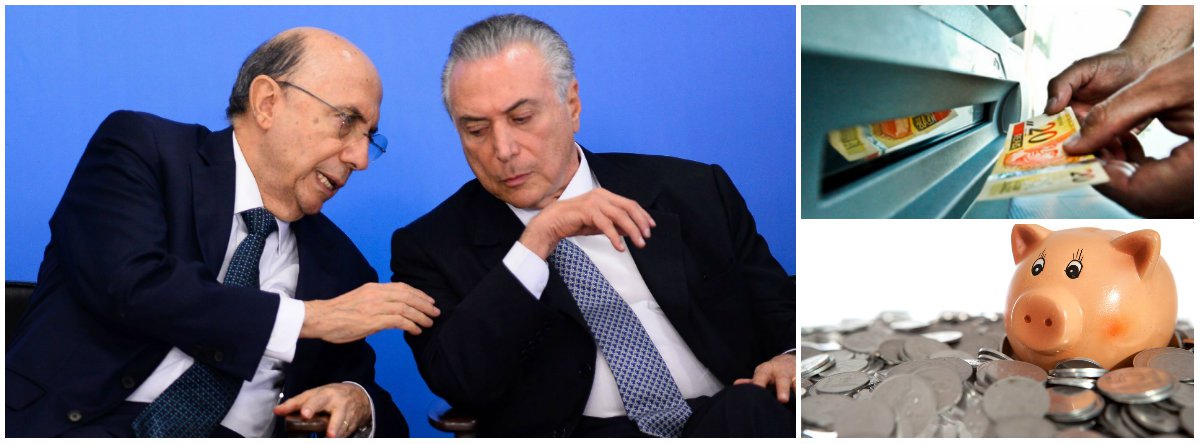 Brasileiros retiraram R$ 40,7 bilhões a mais do que depositaram na poupança em 2016, durante a gestão da dupla Michel Temer e Henrique Meirelles, e após o golpe que resultou na maior recessão da economia brasileira; a queda da renda e a perda de atratividade perante outras aplicações foram os principais motivos que fizeram a caderneta de poupança registrar retirada líquida de recursos pelo segundo ano consecutivo; com a crise econômica e o aumento do desemprego, desde o ano passado, os brasileiros passaram a retirar dinheiro da poupança para quitar dívidas e pagar contas (Foto: Gisele Federicce) Brasileiros retiraram R$ 40,7 bilhões a mais do que depositaram na poupança em 2016, durante a gestão da dupla Michel Temer e Henrique Meirelles, e após o golpe que resultou na maior recessão da economia brasileira; a queda da renda e a perda de atratividade perante outras aplicações foram os principais motivos que fizeram a caderneta de poupança registrar retirada líquida de recursos pelo segundo ano consecutivo; com a crise econômica e o aumento do desemprego, desde o ano passado, os brasileiros passaram a retirar dinheiro da poupança para quitar dívidas e pagar contas