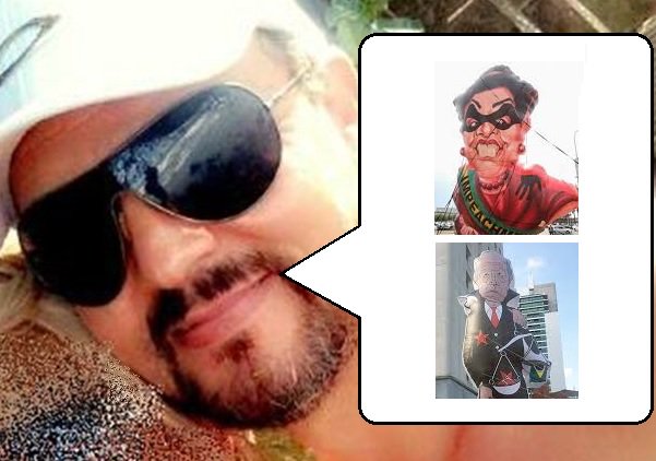 O homem também criticou o ministro do STF Ricardo Lewandowski, a quem chamou de “lixo”, e a ex-presidente Dilma Roussef, a quem chamou de “vadia”. A visão do assassino é a mesma divulgada na televisão e em redes sociais por grupos de extrema direita, pela bancada da bala, inclusive por parlamentares que tentam implantar e legalizar um clima de terror no país (Foto: Eduardo Guimarães) O homem também criticou o ministro do STF Ricardo Lewandowski, a quem chamou de “lixo”, e a ex-presidente Dilma Roussef, a quem chamou de “vadia”. A visão do assassino é a mesma divulgada na televisão e em redes sociais por grupos de extrema direita, pela bancada da bala, inclusive por parlamentares que tentam implantar e legalizar um clima de terror no país
