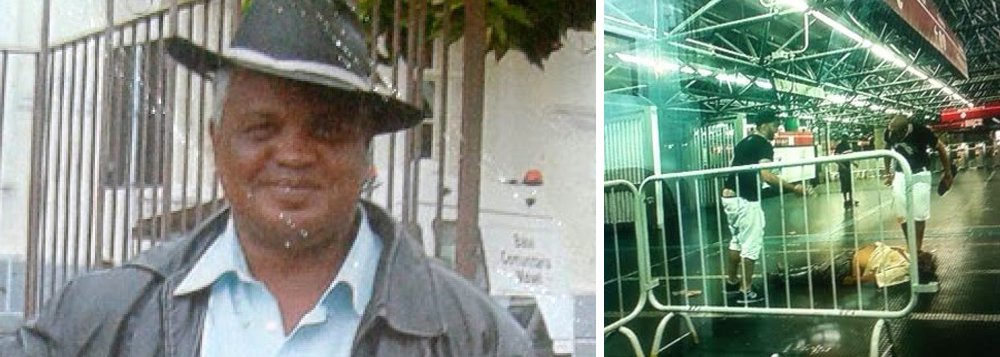 O jornalista Paulo Nogueira, do DCM, escreve sobre a morte do ambulante espancado por defender um homossexual no Metrô de São Paulo; "Luiz Carlos Ruas. Viveu invisível, como milhões de brasileiros que são, como ele, ambulantes. Virou notícia na morte, aos 54 anos, na noite de Natal, no metrô de São Paulo. Eu ia dizer que só então o enxergaram, mas eu estaria mentindo. Ele continuou invisível enquanto dois homens jovens o espancavam até a morte. Luiz Carlos Ruas agonizou invisível. Ninguém o socorreu. A morte invisível é banal num país em que pobres não valem nada", diz (Foto: Valter Lima) O jornalista Paulo Nogueira, do DCM, escreve sobre a morte do ambulante espancado por defender um homossexual no Metrô de São Paulo; "Luiz Carlos Ruas. Viveu invisível, como milhões de brasileiros que são, como ele, ambulantes. Virou notícia na morte, aos 54 anos, na noite de Natal, no metrô de São Paulo. Eu ia dizer que só então o enxergaram, mas eu estaria mentindo. Ele continuou invisível enquanto dois homens jovens o espancavam até a morte. Luiz Carlos Ruas agonizou invisível. Ninguém o socorreu. A morte invisível é banal num país em que pobres não valem nada", diz