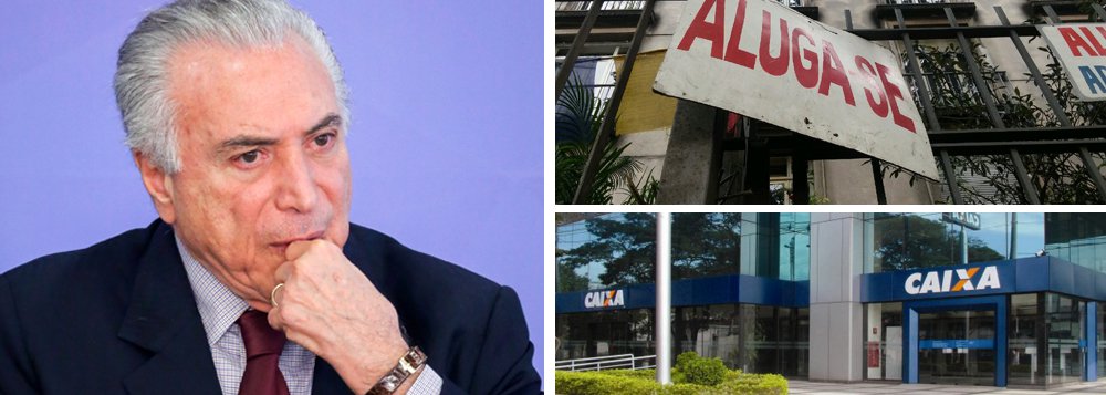 A depressão econômica do Brasil, provocada desde a ascensão de Michel Temer ao governo, tem gerado uma catástrofe também no mercado imobiliário; num país com mais de 12 milhões de desempregados, muitos brasileiros não conseguem pagar o financiamento da casa própria e os bancos retomam o imóvel; segundo o Banco Central, só na Caixa, a retomada de imóveis subiu 81% em 2016; estoque de imóveis em posse das instituições saltou de R$ 6,5 bilhões, em novembro de 2015, para R$ 9,8 bilhões, no mesmo mês de 2016 (Foto: Aquiles Lins) A depressão econômica do Brasil, provocada desde a ascensão de Michel Temer ao governo, tem gerado uma catástrofe também no mercado imobiliário; num país com mais de 12 milhões de desempregados, muitos brasileiros não conseguem pagar o financiamento da casa própria e os bancos retomam o imóvel; segundo o Banco Central, só na Caixa, a retomada de imóveis subiu 81% em 2016; estoque de imóveis em posse das instituições saltou de R$ 6,5 bilhões, em novembro de 2015, para R$ 9,8 bilhões, no mesmo mês de 2016