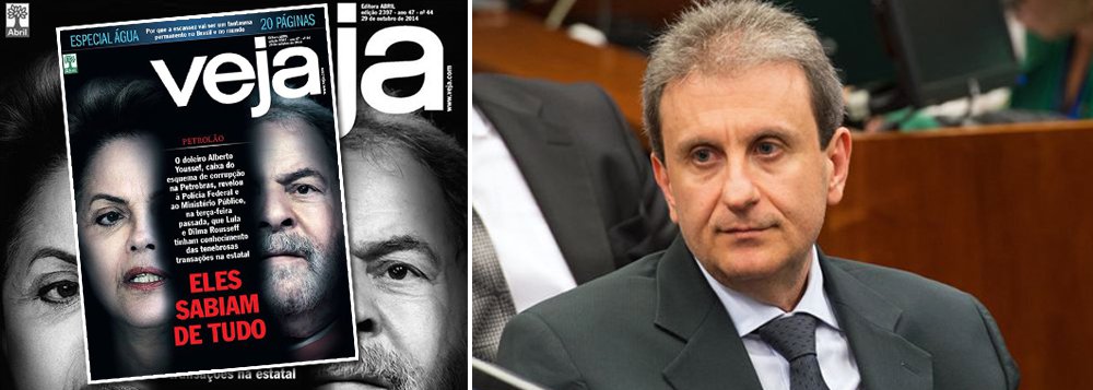 Fernando Brito diz que o depoimento em que o doleiro Alberto Youssef inocenta o ex-presidente Lula de qualquer participação em irregularidades "deveria levar alguém à cadeia"; "Ou a ele, de volta à cana, ou aos editores de Veja que publicaram aquela criminosa capa-panfleto com a imagem do ex-presidente e de Dilma Roussef e , em letras garrafais: 'eles sabiam de tudo'" (Foto: Aquiles Lins) Fernando Brito diz que o depoimento em que o doleiro Alberto Youssef inocenta o ex-presidente Lula de qualquer participação em irregularidades "deveria levar alguém à cadeia"; "Ou a ele, de volta à cana, ou aos editores de Veja que publicaram aquela criminosa capa-panfleto com a imagem do ex-presidente e de Dilma Roussef e , em letras garrafais: 'eles sabiam de tudo'"
