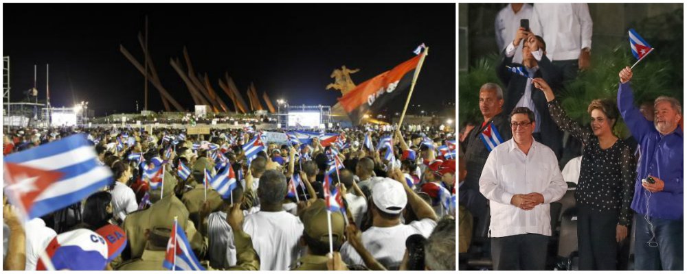 A cidade de Santiago de Cuba se prepara desde ontem (3) para receber as cinzas do ex-presidente Fidel Castro neste domingo (4), no cemitério Santa Ifigênia; há vários dias, o cemitério de Santiago, considerada o "berço da revolução", permanece fechado para que sejam realizados os últimos preparativos; o trajeto das cinzas pela ilha incluiu os municípios de Matanzas, Cienfuegos e Sancti Spiritus; o enterro será acompanhado por milhares de cubanos, chefes de Estado e delegações de vários países, inclusive pelos ex-presidentes Dilma Rousseff e Luiz Inácio Lula da Silva (Foto: Valter Lima) A cidade de Santiago de Cuba se prepara desde ontem (3) para receber as cinzas do ex-presidente Fidel Castro neste domingo (4), no cemitério Santa Ifigênia; há vários dias, o cemitério de Santiago, considerada o "berço da revolução", permanece fechado para que sejam realizados os últimos preparativos; o trajeto das cinzas pela ilha incluiu os municípios de Matanzas, Cienfuegos e Sancti Spiritus; o enterro será acompanhado por milhares de cubanos, chefes de Estado e delegações de vários países, inclusive pelos ex-presidentes Dilma Rousseff e Luiz Inácio Lula da Silva