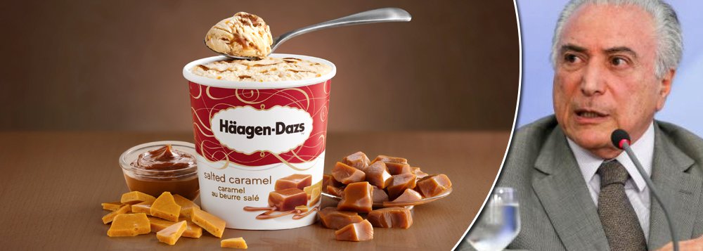 O jornalista Kiko Nogueira, do DCM, afirma que o presidente Michel Temer e a marca de sorvetes Häagen-Dazs têm um ponto vital em comum: "a história de ambos é uma fraude"; "Temer assumiu o poder num golpe, montado numa fama de grande articulador político (na verdade, era operador de gangue). Conspirou, escreveu cartas fajutas reclamando de ser vice decorativo, depois se incluiu num jantar com Putin que nunca existiu. Ocupa um cargo com 8% de aprovação. Agora diz que quer ser reconhecido como “o maior presidente nordestino que passou pelo Brasil”. Já a Häagen-Dazs não é dinamarquesa, alemã ou sueca. É do Bronx, bairro de Nova York", afirma (Foto: Valter Lima) O jornalista Kiko Nogueira, do DCM, afirma que o presidente Michel Temer e a marca de sorvetes Häagen-Dazs têm um ponto vital em comum: "a história de ambos é uma fraude"; "Temer assumiu o poder num golpe, montado numa fama de grande articulador político (na verdade, era operador de gangue). Conspirou, escreveu cartas fajutas reclamando de ser vice decorativo, depois se incluiu num jantar com Putin que nunca existiu. Ocupa um cargo com 8% de aprovação. Agora diz que quer ser reconhecido como “o maior presidente nordestino que passou pelo Brasil”. Já a Häagen-Dazs não é dinamarquesa, alemã ou sueca. É do Bronx, bairro de Nova York", afirma