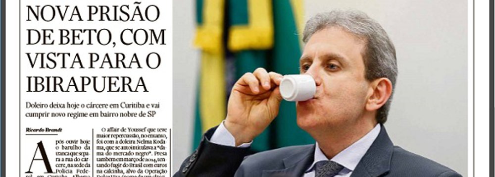 Editor do Tijolaço, Fernando Brito ironizou a sentença que concedeu prisão domiciliar para o doleiro Alberto Youssef, que teve envolvimento em evasão de divisas no caso Banestado e depois viria a se tornar um dos primeiros delatores da operação Lava Jato; "Beto, o Alberto Youssef é uma ferramenta que provou seu valor para nos levar a esta situação de felicidade do presente, a este país em crise e sem esperanças. Agora, "moralizado", graças, em boa parte, ao Beto", critica (Foto: Aquiles Lins) Editor do Tijolaço, Fernando Brito ironizou a sentença que concedeu prisão domiciliar para o doleiro Alberto Youssef, que teve envolvimento em evasão de divisas no caso Banestado e depois viria a se tornar um dos primeiros delatores da operação Lava Jato; "Beto, o Alberto Youssef é uma ferramenta que provou seu valor para nos levar a esta situação de felicidade do presente, a este país em crise e sem esperanças. Agora, "moralizado", graças, em boa parte, ao Beto", critica