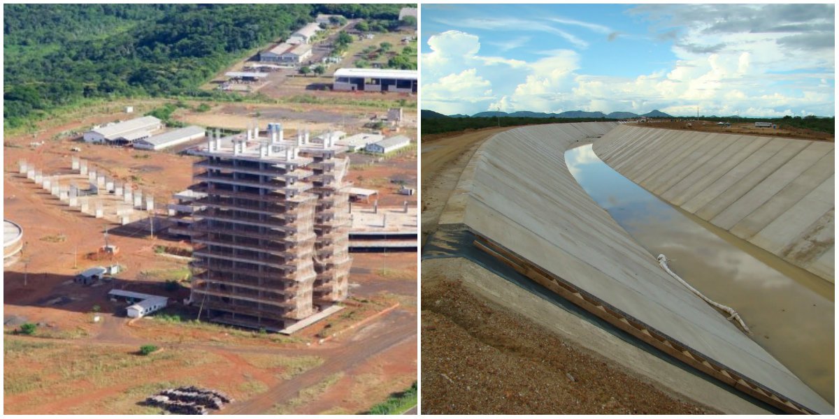 As empresas investigadas pela Operação Lava-Jato têm deixado um rastro de obras paradas; 11 grandes projetos estão estagnados, sem prazo para serem retomados. Há casos em que sequer há números precisos sobre o volume de gastos envolvidos, mas é possível dizer que essas construções já consumiram pelo menos R$ 55,7 bilhões; a lista inclui rodovias, ferrovias, metrô, obras hídricas, um campus do Instituto Nacional do Câncer e até uma universidade (Foto: Valter Lima) As empresas investigadas pela Operação Lava-Jato têm deixado um rastro de obras paradas; 11 grandes projetos estão estagnados, sem prazo para serem retomados. Há casos em que sequer há números precisos sobre o volume de gastos envolvidos, mas é possível dizer que essas construções já consumiram pelo menos R$ 55,7 bilhões; a lista inclui rodovias, ferrovias, metrô, obras hídricas, um campus do Instituto Nacional do Câncer e até uma universidade