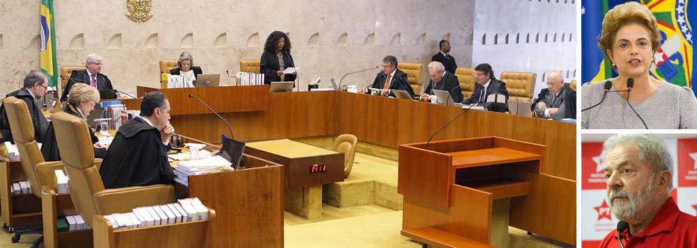 O colunista do 247 Emir Sader critica a participação do Supremo Tribunal Federal no golpe que derrubou a presidente Dilma Rousseff sem que houvesse comprovação de crime; "Com seu silêncio, sacramentou sua responsabilidade com a ruptura da democracia no Brasil, da qual deveria ser o zelador", afirma; ele cita a decisão que impediu Lula, "sem ser réu de qualquer processo", de assumir a Casa Civil no governo Dilma, "mas permite que 15 ministros do governo Temer façam isso"; "Um STF como esse tornou-se uma vergonha para a democracia brasileira. Desonra a função que deveria ter de guardião da Constituição, violada semanalmente pelo governo golpista e por seu Congresso corrupto. Degrada a função do Judiciário" (Foto: Emir Sader) O colunista do 247 Emir Sader critica a participação do Supremo Tribunal Federal no golpe que derrubou a presidente Dilma Rousseff sem que houvesse comprovação de crime; "Com seu silêncio, sacramentou sua responsabilidade com a ruptura da democracia no Brasil, da qual deveria ser o zelador", afirma; ele cita a decisão que impediu Lula, "sem ser réu de qualquer processo", de assumir a Casa Civil no governo Dilma, "mas permite que 15 ministros do governo Temer façam isso"; "Um STF como esse tornou-se uma vergonha para a democracia brasileira. Desonra a função que deveria ter de guardião da Constituição, violada semanalmente pelo governo golpista e por seu Congresso corrupto. Degrada a função do Judiciário"