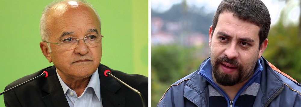 "Santo é ele, que está sob o risco de perder o mandato no TSE por acusação de compra de votos com dinheiro público na última eleição e de usar a Polícia Militar para intimidar eleitores em seu favor", diz Guilherme Boulos, do MTST, ao comentar a declaração do governador José Melo sobre a ausência de santos entre os mortos do massacre de Manaus; Boulos também criticou o silêncio de Temer (Foto: Leonardo Attuch) "Santo é ele, que está sob o risco de perder o mandato no TSE por acusação de compra de votos com dinheiro público na última eleição e de usar a Polícia Militar para intimidar eleitores em seu favor", diz Guilherme Boulos, do MTST, ao comentar a declaração do governador José Melo sobre a ausência de santos entre os mortos do massacre de Manaus; Boulos também criticou o silêncio de Temer