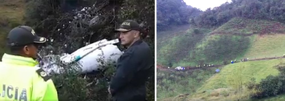 A Polícia de Antioquia, departamento localizado no noroeste da Colômbia, divulga vídeos dos policiais no local da queda do avião da Chapecoense, onde trabalhavam no resgate das vítimas; confira (Foto: Gisele Federicce) A Polícia de Antioquia, departamento localizado no noroeste da Colômbia, divulga vídeos dos policiais no local da queda do avião da Chapecoense, onde trabalhavam no resgate das vítimas; confira