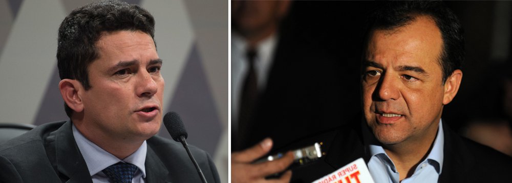 Juiz federal Sério moro, autor de um dos dois mandados de prisão contra o ex-governador do Rio de Janeiro Sérgio Cabral (PMDB), escreveu em sua decisão que seria uma "afronta" deixar em liberdade os investigados usufruindo do "produto milionário de seus crimes", enquanto a população do Rio sofre com a "notória situação de ruína das contas públicas"; para Moro, o tamanho dos supostos crimes cometidos justifica a prisão preventiva de Cabral e das outras pessoas envolvidas no caso; "A magnitude e a reiteração delitiva caracterizam risco à ordem pública", afirma o magistrado (Foto: Aquiles Lins) Juiz federal Sério moro, autor de um dos dois mandados de prisão contra o ex-governador do Rio de Janeiro Sérgio Cabral (PMDB), escreveu em sua decisão que seria uma "afronta" deixar em liberdade os investigados usufruindo do "produto milionário de seus crimes", enquanto a população do Rio sofre com a "notória situação de ruína das contas públicas"; para Moro, o tamanho dos supostos crimes cometidos justifica a prisão preventiva de Cabral e das outras pessoas envolvidas no caso; "A magnitude e a reiteração delitiva caracterizam risco à ordem pública", afirma o magistrado
