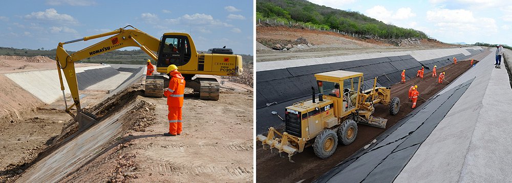 Ministério da Integração Nacional liberou mais de R$ 63,9 milhões, para as obras hídricas estruturantes que distribuirão a água do rio São Francisco para a população do semiárido nordestino; Canal do Sertão alagoano deverá receber R$ 7,7 milhões (Foto: Paulo Emílio) Ministério da Integração Nacional liberou mais de R$ 63,9 milhões, para as obras hídricas estruturantes que distribuirão a água do rio São Francisco para a população do semiárido nordestino; Canal do Sertão alagoano deverá receber R$ 7,7 milhões
