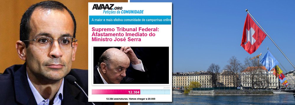Uma petição online no Avaaz pede o afastamento imediato do chanceler José Serra; o motivo: o Brasil, segundo os autores do pedido, não pode ter um ministro das Relações Exteriores que recebeu R$ 23 milhões da empreiteira Odebrecht numa conta secreta na Suíça; outro argumento é que, se o STF agiu para impedir que o ex-presidente Lula se tornasse ministro Dilma Rousseff, Serra não pode ser ministro de Temer; delação premiada de Marcelo Odebrecht e outros 50 executivos está prestes a ser homologada; num dos anexos, consta o pagamento a Serra durante a campanha presidencial de 2010, por meio dos tesoureiros Ronaldo Cezar Coelho e Márcio Fortes; Coelho, no entanto, já aderiu à lei de repatriação de recursos (Foto: Leonardo Attuch) Uma petição online no Avaaz pede o afastamento imediato do chanceler José Serra; o motivo: o Brasil, segundo os autores do pedido, não pode ter um ministro das Relações Exteriores que recebeu R$ 23 milhões da empreiteira Odebrecht numa conta secreta na Suíça; outro argumento é que, se o STF agiu para impedir que o ex-presidente Lula se tornasse ministro Dilma Rousseff, Serra não pode ser ministro de Temer; delação premiada de Marcelo Odebrecht e outros 50 executivos está prestes a ser homologada; num dos anexos, consta o pagamento a Serra durante a campanha presidencial de 2010, por meio dos tesoureiros Ronaldo Cezar Coelho e Márcio Fortes; Coelho, no entanto, já aderiu à lei de repatriação de recursos