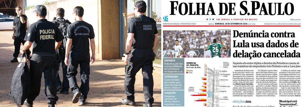 Em nota, força-tarefa rebate a "falsidade da conclusão a que chega a reportagem 'Denúncia contra Lula usou delação rejeitada de Pinheiro', publicada pelo jornal Folha de S. Paulo" neste domingo 18; os investigadores afirmam não terem usado "qualquer informação de suposto esboço de delação de Léo Pinheiro para a elaboração da acusação oferecida contra o ex-presidente Lula" e que a existência do caixa geral de propinas da OAS, citado na delação do empreiteiro, já foi "amplamente comprovada" (Foto: Gisele Federicce) Em nota, força-tarefa rebate a "falsidade da conclusão a que chega a reportagem 'Denúncia contra Lula usou delação rejeitada de Pinheiro', publicada pelo jornal Folha de S. Paulo" neste domingo 18; os investigadores afirmam não terem usado "qualquer informação de suposto esboço de delação de Léo Pinheiro para a elaboração da acusação oferecida contra o ex-presidente Lula" e que a existência do caixa geral de propinas da OAS, citado na delação do empreiteiro, já foi "amplamente comprovada"