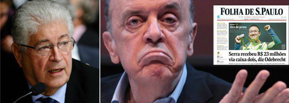 Senador Roberto Requião (PMDB-PR) não poupou os tucanos ao criticar a seletividade da mídia nos casos de corrupção envolvendo o governo Michel Temer (PMDB); "Geddel acusado de interferir em espigão sai, o outro acusado de receber US$ 23 mi fica?", fuzilou o parlamentar ao referir-se à queda do ministro Geddel Vieira Lima (Secretaria de Governo) e a permanência "intacta" do ministro do PSDB José Serra (Relações Exteriores), mesmo acusado de ser beneficiado por propina de R$ 23 milhões da Odebrecht (Foto: Aquiles Lins) Senador Roberto Requião (PMDB-PR) não poupou os tucanos ao criticar a seletividade da mídia nos casos de corrupção envolvendo o governo Michel Temer (PMDB); "Geddel acusado de interferir em espigão sai, o outro acusado de receber US$ 23 mi fica?", fuzilou o parlamentar ao referir-se à queda do ministro Geddel Vieira Lima (Secretaria de Governo) e a permanência "intacta" do ministro do PSDB José Serra (Relações Exteriores), mesmo acusado de ser beneficiado por propina de R$ 23 milhões da Odebrecht