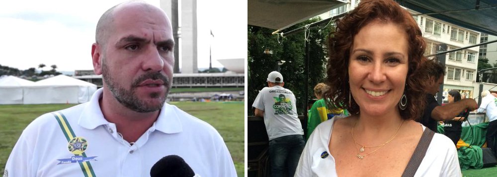 "Marcelo Reis, o demente-mor dos retardados online, passa um roteiro completo do esquema de financiamento e distribuição de grana entre os grupos que lideraram a campanha pelo impeachment da presidenta Dilma Rousseff", diz Leandro Fortes, em seu Facebook; "Quem perfilou ao lado desse cretino, nas ruas, com a camisa da CBF, pode até não estar na lista. Mas é culpado, também"; vídeo (Foto: Leonardo Attuch) "Marcelo Reis, o demente-mor dos retardados online, passa um roteiro completo do esquema de financiamento e distribuição de grana entre os grupos que lideraram a campanha pelo impeachment da presidenta Dilma Rousseff", diz Leandro Fortes, em seu Facebook; "Quem perfilou ao lado desse cretino, nas ruas, com a camisa da CBF, pode até não estar na lista. Mas é culpado, também"; vídeo