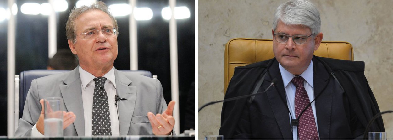 O argumento usado pelo procurador-geral da República para pedir ao STF a retirada do sigilo da delação premiada de Sérgio Machado constitui uma declaração "criminosa", disse o presidente do Senado, Renan Calheiros (PMDB-AL); em seu pedido, Rodrigo Janot escreveu querer evitar "uma crise institucional" no país, após o vazamento de trechos da delação; para Renan, com a tese, o procurador-geral "assume a paternidade do vazamento" à imprensa dos pedidos de prisão que fez contra a cúpula do PMDB, incluindo ele próprio; senador disse ainda que Janot "extrapolou o limite do ridículo" ao pedir as prisões (Foto: Gisele Federicce) O argumento usado pelo procurador-geral da República para pedir ao STF a retirada do sigilo da delação premiada de Sérgio Machado constitui uma declaração "criminosa", disse o presidente do Senado, Renan Calheiros (PMDB-AL); em seu pedido, Rodrigo Janot escreveu querer evitar "uma crise institucional" no país, após o vazamento de trechos da delação; para Renan, com a tese, o procurador-geral "assume a paternidade do vazamento" à imprensa dos pedidos de prisão que fez contra a cúpula do PMDB, incluindo ele próprio; senador disse ainda que Janot "extrapolou o limite do ridículo" ao pedir as prisões