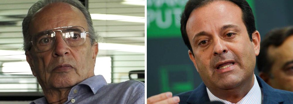 Colunista Janio de Freitas, da Folha, questionou neste domingo, 13, a proposta do deputado André Moura (PSC-SE) no projeto para acordos de leniência; "Está evidente o seu objetivo, e portanto do governo Michel Temer, em três itens", diz ele; "Por um, proibir que documentos empresariais apresentados para acordo sejam usados por outros inquéritos. O segundo é anistiar o 'caixa dois'. E, por fim, restringir às empresas a responsabilidade pela corrupção, sem implicar diretores e donos. Como empresa não faz corrupção, que é obra de pessoas, já se sabe o que está por traz da pretensão do governo. A que custo, isso não se sabe ainda", completa (Foto: Aquiles Lins) Colunista Janio de Freitas, da Folha, questionou neste domingo, 13, a proposta do deputado André Moura (PSC-SE) no projeto para acordos de leniência; "Está evidente o seu objetivo, e portanto do governo Michel Temer, em três itens", diz ele; "Por um, proibir que documentos empresariais apresentados para acordo sejam usados por outros inquéritos. O segundo é anistiar o 'caixa dois'. E, por fim, restringir às empresas a responsabilidade pela corrupção, sem implicar diretores e donos. Como empresa não faz corrupção, que é obra de pessoas, já se sabe o que está por traz da pretensão do governo. A que custo, isso não se sabe ainda", completa