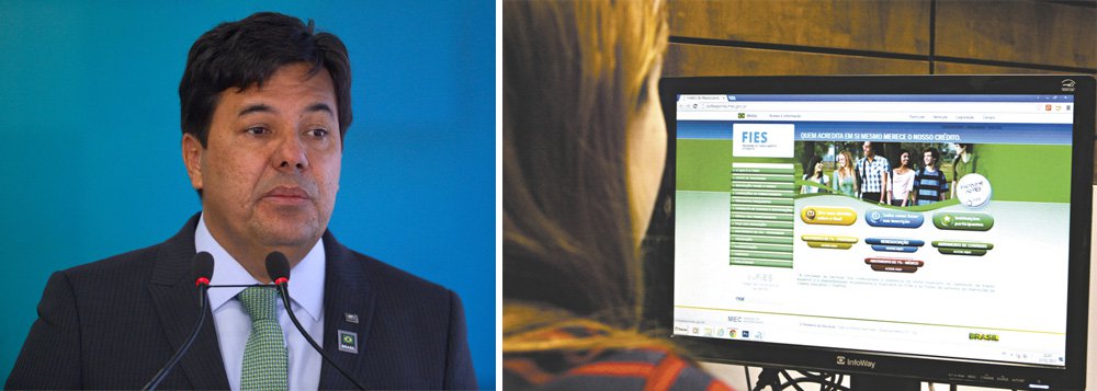 Fontes do 247 no Ministério da Educação garantiram que a prorrogação das inscrições do Fundo de Financiamento Estudantil (Fies) para o dia 15 de julho, anunciada pelo MEC, ocorre em razão de problemas de gestão no sistema de informática da pasta; o ministro Mendonça Filho realizou uma devassa nos técnicos responsáveis pelos sistemas de informação do ministério e a preocupação é que problemas semelhantes ocorram no Enem; para acompanhar os problemas, Mendonça, que cumpria agenda em Aracaju (SE), teve que voltar às pressas para Brasília (Foto: Aquiles Lins) Fontes do 247 no Ministério da Educação garantiram que a prorrogação das inscrições do Fundo de Financiamento Estudantil (Fies) para o dia 15 de julho, anunciada pelo MEC, ocorre em razão de problemas de gestão no sistema de informática da pasta; o ministro Mendonça Filho realizou uma devassa nos técnicos responsáveis pelos sistemas de informação do ministério e a preocupação é que problemas semelhantes ocorram no Enem; para acompanhar os problemas, Mendonça, que cumpria agenda em Aracaju (SE), teve que voltar às pressas para Brasília