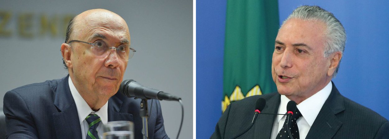 Diferentemente do que disse o presidente interino Michel Temer, que reclamou, em entrevista à imprensa, de uma suposta herança maldita, o ministro da Fazenda, Henrique Meirelles, desmontou, em nota, nesta sexta (24), a tese de seu chefe; "A situação do Brasil é de solidez e segurança porque os fundamentos são robustos. O país tem expressivo volume de reservas internacionais e o ingresso de investimento direto estrangeiro tem sido suficiente para financiar as transações correntes. As condições de financiamento da dívida pública brasileira permanecem sólidas neste momento de volatilidade nos mercados financeiros em função de eventos externos. O Tesouro Nacional conta com amplo colchão de liquidez", afirmou Meirelles (Foto: Valter Lima) Diferentemente do que disse o presidente interino Michel Temer, que reclamou, em entrevista à imprensa, de uma suposta herança maldita, o ministro da Fazenda, Henrique Meirelles, desmontou, em nota, nesta sexta (24), a tese de seu chefe; "A situação do Brasil é de solidez e segurança porque os fundamentos são robustos. O país tem expressivo volume de reservas internacionais e o ingresso de investimento direto estrangeiro tem sido suficiente para financiar as transações correntes. As condições de financiamento da dívida pública brasileira permanecem sólidas neste momento de volatilidade nos mercados financeiros em função de eventos externos. O Tesouro Nacional conta com amplo colchão de liquidez", afirmou Meirelles