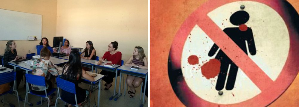 A diretora de Gestão Interna da Secretaria de Segurança do Piauí, Eugenia Vila, reuniu estudantes e profissionais liberais para elaborar uma metodologia investigatória de crimes de Feminicídio no estado do Piauí; a primeira etapa do Núcleo de Estudo e Pesquisa da Violência de Gênero vai analisar 32 inquéritos para mapear o perfil da mulher vítima, arma utilizada e outros elementos que vão ajudar pesquisadores da área; todo o trabalho está sendo coordenado pela delegada Thais Paz (Foto: Leonardo Lucena) A diretora de Gestão Interna da Secretaria de Segurança do Piauí, Eugenia Vila, reuniu estudantes e profissionais liberais para elaborar uma metodologia investigatória de crimes de Feminicídio no estado do Piauí; a primeira etapa do Núcleo de Estudo e Pesquisa da Violência de Gênero vai analisar 32 inquéritos para mapear o perfil da mulher vítima, arma utilizada e outros elementos que vão ajudar pesquisadores da área; todo o trabalho está sendo coordenado pela delegada Thais Paz