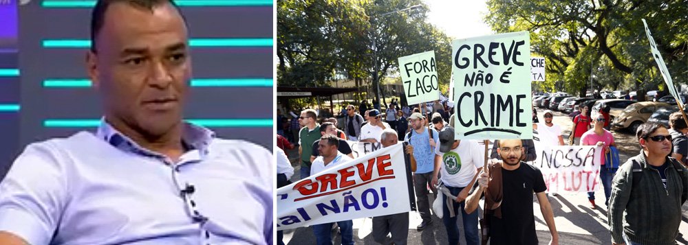 "Os alunos da USP estão lutando pelo direito de igualdade, pelo direito de cota racial, cota social, direito de igualdade de grandes funcionários, professores gabaritados que estão sendo mandados embora e não estão colocando os professores à altura para que nosso ensino possa ser melhor. Acabaram com a cota do HU da USP, estão eliminando os dormitórios para os alunos que vêm de fora", denunciou Cafu durante participação em programa na Fox Sports; assista ao vídeo (Foto: Aquiles Lins) "Os alunos da USP estão lutando pelo direito de igualdade, pelo direito de cota racial, cota social, direito de igualdade de grandes funcionários, professores gabaritados que estão sendo mandados embora e não estão colocando os professores à altura para que nosso ensino possa ser melhor. Acabaram com a cota do HU da USP, estão eliminando os dormitórios para os alunos que vêm de fora", denunciou Cafu durante participação em programa na Fox Sports; assista ao vídeo