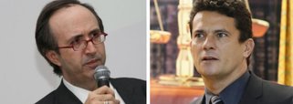 Em vídeo publicado na Jovem Pan, o colunista de Veja acusa o juiz Sérgio Moro, da Operação Lava Jato, de coletar provas ilegalmente; Reinaldo Azevedo sugere ainda que o magistrado do Paraná tem sido maniqueísta e que estaria tentando “fraudar a democracia” (Foto: Gisele Federicce) Em vídeo publicado na Jovem Pan, o colunista de Veja acusa o juiz Sérgio Moro, da Operação Lava Jato, de coletar provas ilegalmente; Reinaldo Azevedo sugere ainda que o magistrado do Paraná tem sido maniqueísta e que estaria tentando “fraudar a democracia”