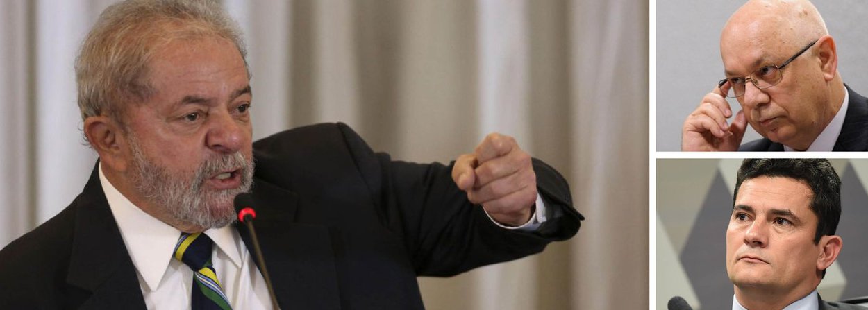 Defesa do ex-presidente Luiz Inácio Lula da Silva protocolou nesta quarta-feira, 15, no Supremo Tribunal Federal, recurso para que o ministro Teori Zavascki notifique a Procuradoria-Geral da República sobre condutas do juiz Sérgio Moro que podem caracterizar abuso de autoridade; embargos de declaração se baseiam na sentença de Teori que invalidou decisões do juiz Sérgio Moro que autorizaram interceptação de conversa entre Lula e a presidente Dilma Rousseff; advogados Cristiano Zanin Martins, Roberto Teixeira e José Roberto Batochio reiteram pedido de acesso ao conteúdo dos inquéritos remetidos de volta ao juiz de Curitiba; "O acesso aos procedimentos também permitirá identificar outros atos de usurpação da competência do STF cometidos pelo Juiz Sérgio Moro", afirmam os advogados (Foto: Aquiles Lins) Defesa do ex-presidente Luiz Inácio Lula da Silva protocolou nesta quarta-feira, 15, no Supremo Tribunal Federal, recurso para que o ministro Teori Zavascki notifique a Procuradoria-Geral da República sobre condutas do juiz Sérgio Moro que podem caracterizar abuso de autoridade; embargos de declaração se baseiam na sentença de Teori que invalidou decisões do juiz Sérgio Moro que autorizaram interceptação de conversa entre Lula e a presidente Dilma Rousseff; advogados Cristiano Zanin Martins, Roberto Teixeira e José Roberto Batochio reiteram pedido de acesso ao conteúdo dos inquéritos remetidos de volta ao juiz de Curitiba; "O acesso aos procedimentos também permitirá identificar outros atos de usurpação da competência do STF cometidos pelo Juiz Sérgio Moro", afirmam os advogados