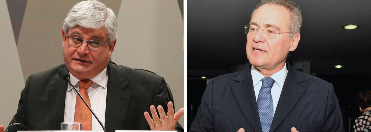 O procurador-geral da República, Rodrigo Janot, pediu nesta quinta (16) ao Supremo Tribunal Federal o arquivamento de uma investigação sobre o presidente do Senado, Renan Calheiros (PMDB-AL), num dos inquéritos de que o peemedebista é alvo na Operação Lava Jato; Calheiros era investigado com o deputado Aníbal Gomes (PMDB-CE) por, supostamente, ter sido beneficiado de acordo entre a Petrobras e sindicato de profissionais que conduzem os navios em portos; os advogados de Calheiros e Gomes negam as suspeitas (Foto: Valter Lima) O procurador-geral da República, Rodrigo Janot, pediu nesta quinta (16) ao Supremo Tribunal Federal o arquivamento de uma investigação sobre o presidente do Senado, Renan Calheiros (PMDB-AL), num dos inquéritos de que o peemedebista é alvo na Operação Lava Jato; Calheiros era investigado com o deputado Aníbal Gomes (PMDB-CE) por, supostamente, ter sido beneficiado de acordo entre a Petrobras e sindicato de profissionais que conduzem os navios em portos; os advogados de Calheiros e Gomes negam as suspeitas