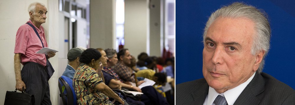 Além de desvincular do salário mínimo o benefício assistencial que a Previdência paga a idosos e deficientes de baixa renda, o governo de Michel Temer estuda elevar a idade mínima exigida para o acesso ao benefício dos atuais 65 para 70 anos; o Benefício de Prestação Continuada garante o pagamento mensal de um salário mínimo a idosos e pessoas com deficiência com renda familiar per capita inferior a 25% do salário mínimo; como o benefício tem caráter assistencial e não exige contribuição, o governo teme que algumas pessoas recorrerão a ele em vez de pagar a Previdência, se o Congresso aprovar as reformas propostas por Temer e as regras para aposentadoria ficarem mais duras (Foto: Romulo Faro) Além de desvincular do salário mínimo o benefício assistencial que a Previdência paga a idosos e deficientes de baixa renda, o governo de Michel Temer estuda elevar a idade mínima exigida para o acesso ao benefício dos atuais 65 para 70 anos; o Benefício de Prestação Continuada garante o pagamento mensal de um salário mínimo a idosos e pessoas com deficiência com renda familiar per capita inferior a 25% do salário mínimo; como o benefício tem caráter assistencial e não exige contribuição, o governo teme que algumas pessoas recorrerão a ele em vez de pagar a Previdência, se o Congresso aprovar as reformas propostas por Temer e as regras para aposentadoria ficarem mais duras