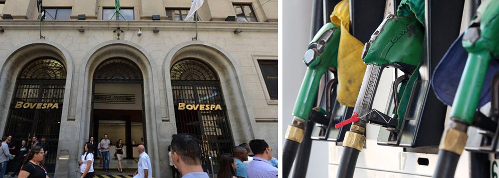 Tido antes como uma das grandes responsáveis pelo cenário de crise que a Petrobras (PETR3;PETR4) enfrenta, a política de preços dos combustíveis pela companhia não causou efeito negativo para os papéis na Bovespa nesta sexta-feira, ainda mais levando em conta que se tratou de uma redução dos preços. Pelo contrário (Foto: Gisele Federicce) Tido antes como uma das grandes responsáveis pelo cenário de crise que a Petrobras (PETR3;PETR4) enfrenta, a política de preços dos combustíveis pela companhia não causou efeito negativo para os papéis na Bovespa nesta sexta-feira, ainda mais levando em conta que se tratou de uma redução dos preços. Pelo contrário
