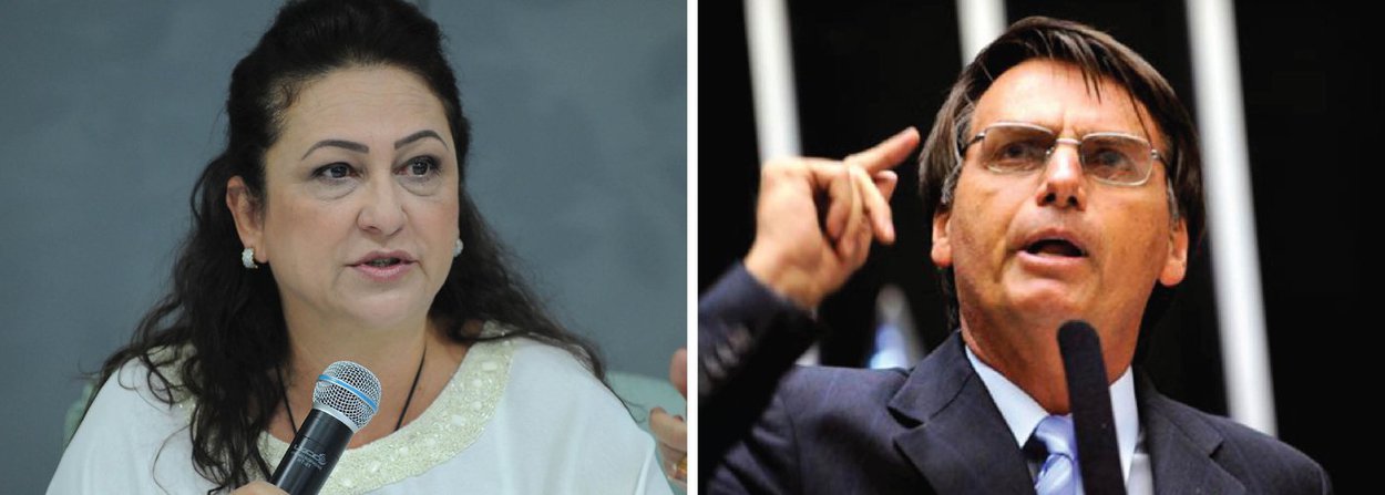 A senadora Kátia Abreu (PMDB) criticou uma manifestação em apoio ao deputado federal Jair Bolsonaro (PSC-RJ) que ocorreu em São Paulo; “Teve ato próBolsonaro? Será que entendi direito? Inacreditável! É definitivamente o poste fazendo xixi no cachorro”, afirmou; o parlamentar será julgado pelo STF pelos crimes de incitação ao estupro e injúria contra a deputada Maria do Rosário; ele também sofre processo no Conselho de Ética da Câmara por quebra de decoro parlamentar por ter dedicado seu voto a favor do impeachment da presidente Dilma ao coronel Carlos Alberto Brilhante Ustra, conhecido pela Justiça como torturador durante a ditadura militar (Foto: Leonardo Lucena) A senadora Kátia Abreu (PMDB) criticou uma manifestação em apoio ao deputado federal Jair Bolsonaro (PSC-RJ) que ocorreu em São Paulo; “Teve ato próBolsonaro? Será que entendi direito? Inacreditável! É definitivamente o poste fazendo xixi no cachorro”, afirmou; o parlamentar será julgado pelo STF pelos crimes de incitação ao estupro e injúria contra a deputada Maria do Rosário; ele também sofre processo no Conselho de Ética da Câmara por quebra de decoro parlamentar por ter dedicado seu voto a favor do impeachment da presidente Dilma ao coronel Carlos Alberto Brilhante Ustra, conhecido pela Justiça como torturador durante a ditadura militar