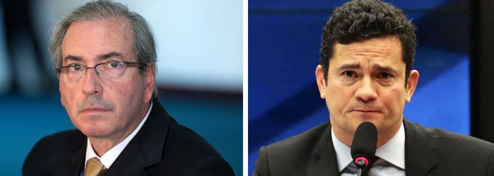 Juiz federal Sérgio Moro expediu pedido de intimação contra o deputado cassado Eduardo Cunha (PMDB-RJ) referente ao inquérito a que o ex-parlamentar responde pelos crimes de corrupção, lavagem de dinheiro e evasão fiscal referentes às contas secretas mantidas em seu nome e no de familiares em bancos da Suíça e que teriam sido abastecidas com recursos desviados de contratos da Petrobras (Foto: Paulo Emílio) Juiz federal Sérgio Moro expediu pedido de intimação contra o deputado cassado Eduardo Cunha (PMDB-RJ) referente ao inquérito a que o ex-parlamentar responde pelos crimes de corrupção, lavagem de dinheiro e evasão fiscal referentes às contas secretas mantidas em seu nome e no de familiares em bancos da Suíça e que teriam sido abastecidas com recursos desviados de contratos da Petrobras