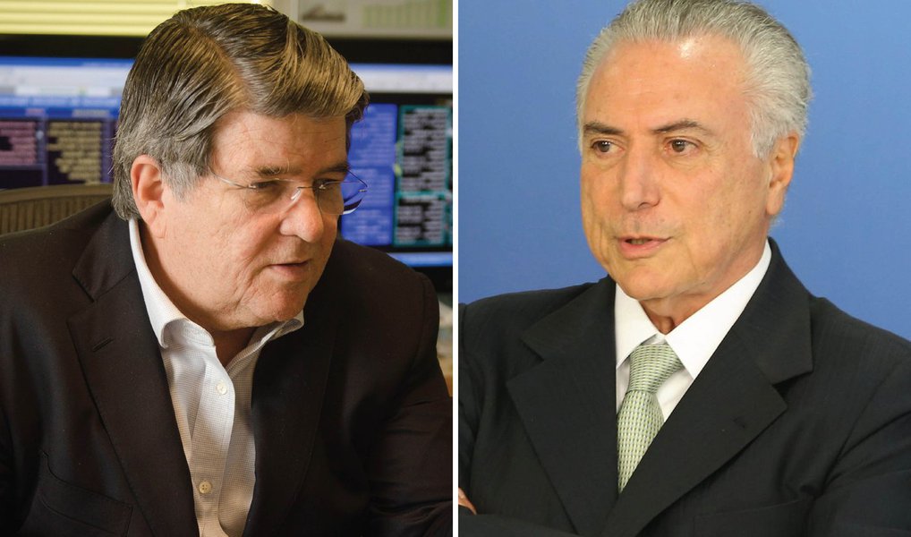 "Temer não teve direito a tréplica, tendo ficado implícito, desse modo, que o Jornal Nacional confia mais em Machado, a quem coube a palavra final, do que no presidente interino", diz o colunista Alex Solnik (Foto: Alex Solnik) "Temer não teve direito a tréplica, tendo ficado implícito, desse modo, que o Jornal Nacional confia mais em Machado, a quem coube a palavra final, do que no presidente interino", diz o colunista Alex Solnik