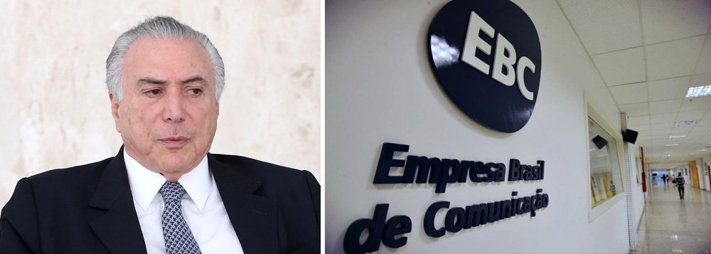 Governo do vice-presidente em exercício Michel Temer deu mais um passo no desmonte da Empresa Brasileira de Comunicação (EBC) ao decidir cortar as transmissões ao vivo pela TV NBR das viagens presidenciais; Planalto alega que as transmissões são desnecessárias e possuem um custo elevado, cerca de R$ 300 mil por cobertura (Foto: Paulo Emílio) Governo do vice-presidente em exercício Michel Temer deu mais um passo no desmonte da Empresa Brasileira de Comunicação (EBC) ao decidir cortar as transmissões ao vivo pela TV NBR das viagens presidenciais; Planalto alega que as transmissões são desnecessárias e possuem um custo elevado, cerca de R$ 300 mil por cobertura