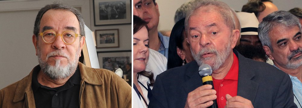 Para o escritor e jornalista Fernando Morais, a tentativa de tirar Lula das eleições presidenciais de 2018, a partir de condenação judicial articulada pela Lava Jato, é parte da estratégia de consolidação do golpe que derrubou Dilma Rousseff; "Essa denúncia maluca, porque o próprio acusador diz que não tem como provar, é a consolidação do golpe", disse; "Se não pegarem o Lula, não tem golpe, porque o Lula ganha as eleições de 2018", completou (Foto: Paulo Emílio) Para o escritor e jornalista Fernando Morais, a tentativa de tirar Lula das eleições presidenciais de 2018, a partir de condenação judicial articulada pela Lava Jato, é parte da estratégia de consolidação do golpe que derrubou Dilma Rousseff; "Essa denúncia maluca, porque o próprio acusador diz que não tem como provar, é a consolidação do golpe", disse; "Se não pegarem o Lula, não tem golpe, porque o Lula ganha as eleições de 2018", completou