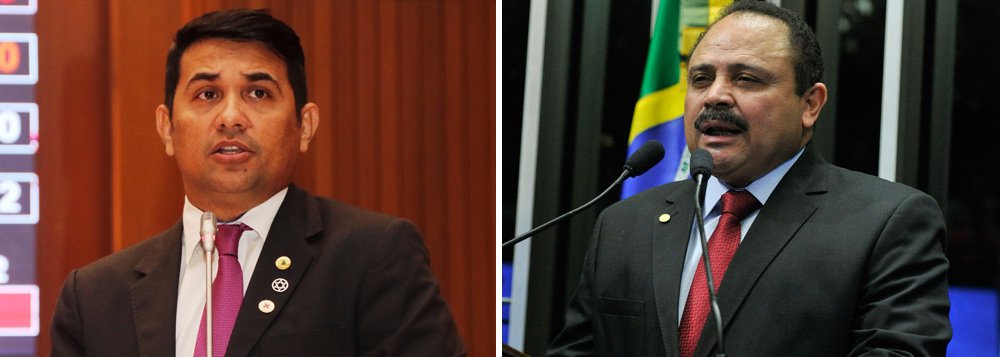Para não ter sua imagem associada à do vice-presidente da Câmara dos Deputados, Waldir Maranhão (PP-MA), o candidato à prefeitura de São Luís Wellington do Curso (PP) pediu ao colega de partido que fique longe de seus palanques; a informação é da coluna Radar On Line; segundo o texto, o candidato pode esconder o parlamentar, mas dificilmente conseguirá esconder um terreno grilado de 6 252 metros quadrados em área nobre de São Luís; por conta de uma invasão, Wellington responde a um processo na Justiça e o Estado tenta reaver o terreno e entregá-lo a seu dono, o Fundo de Aposentadoria e Pensão do Maranhão (Foto: Leonardo Lucena) Para não ter sua imagem associada à do vice-presidente da Câmara dos Deputados, Waldir Maranhão (PP-MA), o candidato à prefeitura de São Luís Wellington do Curso (PP) pediu ao colega de partido que fique longe de seus palanques; a informação é da coluna Radar On Line; segundo o texto, o candidato pode esconder o parlamentar, mas dificilmente conseguirá esconder um terreno grilado de 6 252 metros quadrados em área nobre de São Luís; por conta de uma invasão, Wellington responde a um processo na Justiça e o Estado tenta reaver o terreno e entregá-lo a seu dono, o Fundo de Aposentadoria e Pensão do Maranhão