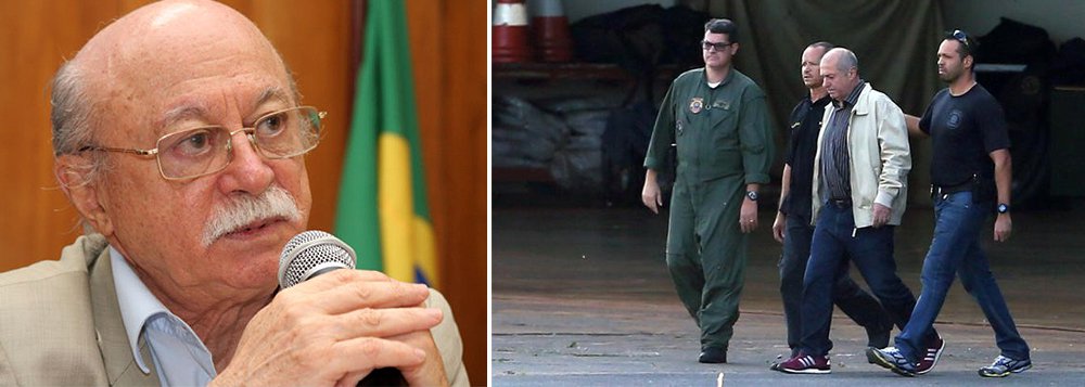 Ex-presidente nacional do PSB, Roberto Amaral reagiu à prisão do ex-ministro Paulo Bernardo: “A Lava Jato tem méritos. Ninguém é contra que criminosos de colarinho branco sejam mandados para a cadeia. Mas a Lava Jato está sendo usada como um projeto político eleitoral para destruir Lula e desmantelar o PT”; segundo ele, “há uma evidente blindagem do PMDB e uma clara tentativa de atingir o PT” (Foto: Roberta Namour) www.brasil247.com - Ex-presidente nacional do PSB, Roberto Amaral reagiu à prisão do ex-ministro Paulo Bernardo: “A Lava Jato tem méritos. Ninguém é contra que criminosos de colarinho branco sejam mandados para a cadeia. Mas a Lava Jato está sendo usada como um projeto político eleitoral para destruir Lula e desmantelar o PT”; segundo ele, “há uma evidente blindagem do PMDB e uma clara tentativa de atingir o PT”