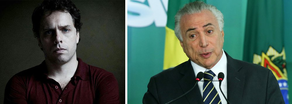 Depois de atuar no filme “Mulheres no Poder”, ao lado de Dira Paes, ator se prepara para interpretar Luís Carlos Miele no filme em homenagem a Wilson Simonal e se diz “assustadíssimo com a política”; “Como um presidente interino muda toda a estrutura de um país sem esperar o impeachment de fato acontecer? O golpe é tão claro que o fato de ele entrar e mudar tudo já demonstra uma total falta de compromisso com o que é certo”, disse João Velho, filho de Cissa Guimarães (Foto: Roberta Namour) Depois de atuar no filme “Mulheres no Poder”, ao lado de Dira Paes, ator se prepara para interpretar Luís Carlos Miele no filme em homenagem a Wilson Simonal e se diz “assustadíssimo com a política”; “Como um presidente interino muda toda a estrutura de um país sem esperar o impeachment de fato acontecer? O golpe é tão claro que o fato de ele entrar e mudar tudo já demonstra uma total falta de compromisso com o que é certo”, disse João Velho, filho de Cissa Guimarães