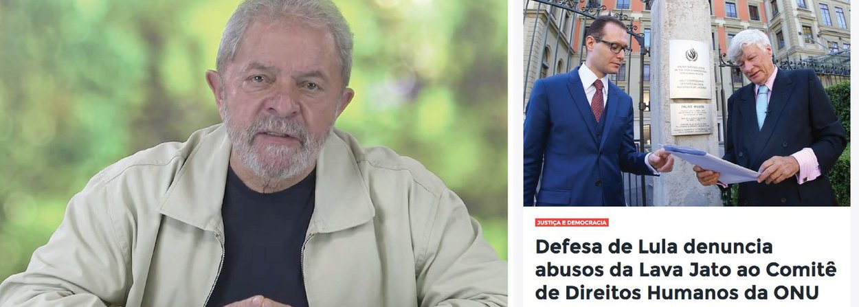 Ex-presidente lança novo site "para reforçar a luta pela democracia e pelo estado de direito nesse grave momento que o País está vivendo"; "Nós vamos falar das conquistas do povo no nosso governo para defendê-las, porque estão ameaçadas e o Brasil não pode andar para trás", disse Lula em vídeo publicado nas redes sociais; ele convida para um "grande debate com a sociedade sobre questões políticas, econômicas e sociais" e diz que o site "será um espaço aberto para novas ideias"; a página na internet traz como matéria principal o recurso apresentado por Lula à ONU contra o juiz Sérgio Moro (Foto: Gisele Federicce) Ex-presidente lança novo site "para reforçar a luta pela democracia e pelo estado de direito nesse grave momento que o País está vivendo"; "Nós vamos falar das conquistas do povo no nosso governo para defendê-las, porque estão ameaçadas e o Brasil não pode andar para trás", disse Lula em vídeo publicado nas redes sociais; ele convida para um "grande debate com a sociedade sobre questões políticas, econômicas e sociais" e diz que o site "será um espaço aberto para novas ideias"; a página na internet traz como matéria principal o recurso apresentado por Lula à ONU contra o juiz Sérgio Moro