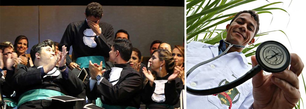 Lula só faz M.... disse um internauta no Facebook. Era uma ironia. Ele quis dizer que um caso emblemático como o de Jonas Lopes da Silva, de 30 anos, muitas vezes é visto com desdém pela elite brasileira. Cortador de cana da zona da Mata Pernambucana, o boia fria - como são chamados estes trabalhadores que carregam comida em marmita para a lavoura - acaba de se formar em médico - graças ao incentivo universitário iniciado no governo de Lula e mantido na gestão de Dilma Rousseff (Foto: Leonardo Attuch) Lula só faz M.... disse um internauta no Facebook. Era uma ironia. Ele quis dizer que um caso emblemático como o de Jonas Lopes da Silva, de 30 anos, muitas vezes é visto com desdém pela elite brasileira. Cortador de cana da zona da Mata Pernambucana, o boia fria - como são chamados estes trabalhadores que carregam comida em marmita para a lavoura - acaba de se formar em médico - graças ao incentivo universitário iniciado no governo de Lula e mantido na gestão de Dilma Rousseff