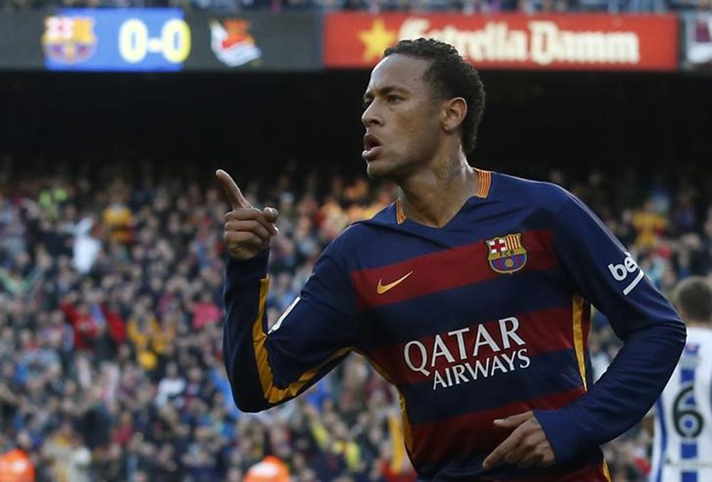 Neymar durante partida do Barcelona contra o Real Sociedad pela Liga Espanhola. 28/11/2015 REUTERS/Albert Gea (Foto: Leonardo Attuch) Neymar durante partida do Barcelona contra o Real Sociedad pela Liga Espanhola. 28/11/2015 REUTERS/Albert Gea