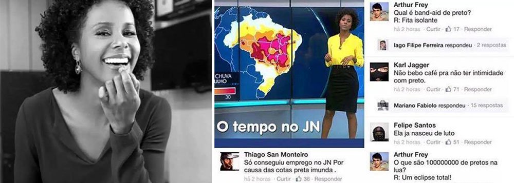 Eles foram denunciados pelo Ministério Público de São Paulo por promoverem ataques virtuais contra a jornalista em julho do ano passado; se condenados, os envolvidos podem ser penalizados com 7 até 20 anos de prisão por falsidade ideológica, injúria, racismo, corrupção de menores e associação criminosa na internet (Foto: Gisele Federicce) Eles foram denunciados pelo Ministério Público de São Paulo por promoverem ataques virtuais contra a jornalista em julho do ano passado; se condenados, os envolvidos podem ser penalizados com 7 até 20 anos de prisão por falsidade ideológica, injúria, racismo, corrupção de menores e associação criminosa na internet