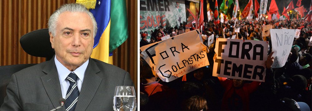Levantamento realizado pelo Instituto Paraná Pesquisas em 162 municípios de 24 estados aponta que mais da metade da população desaprova o governo interino; em uma comparação com a gestão de Dilma Rousseff, 48,8% dos brasileiros consideram que o início do governo de Michel Temer foi igual ao da petista e 74,4% que a corrupção permaneceu como estava; para 84,1%, ministros investigados não deveriam ter sido nomeados pelo peemedebista; pesquisa diz ainda que 40,3% acreditam que Temer não chegará ao fim do mandato, contra 53,5% que veem que ele completará a gestão (Foto: Gisele Federicce) Levantamento realizado pelo Instituto Paraná Pesquisas em 162 municípios de 24 estados aponta que mais da metade da população desaprova o governo interino; em uma comparação com a gestão de Dilma Rousseff, 48,8% dos brasileiros consideram que o início do governo de Michel Temer foi igual ao da petista e 74,4% que a corrupção permaneceu como estava; para 84,1%, ministros investigados não deveriam ter sido nomeados pelo peemedebista; pesquisa diz ainda que 40,3% acreditam que Temer não chegará ao fim do mandato, contra 53,5% que veem que ele completará a gestão