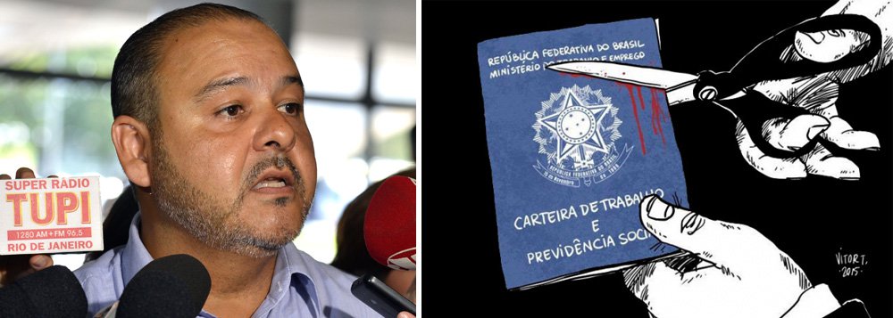 Texto publicado no site da Central Única dos Trabalhadores, presidida por Vagner Freitas, critica medida anunciada pelo "ministro ilegítimo do Trabalho, Ronaldo Bastos", de que negociações isoladas entre patrões e empregados terão mais valor do que a lei que protege o trabalhador; "Uma hora de almoço pode ser transformada em apenas meia hora. O 13º salário pode deixar de ser pago em determinado ano sob alegação de dificuldades financeiras. E por aí vai. Com o tempo, os direitos trabalhistas vão acabar. A carteira de trabalho vai ser peça de museu", aponta a entidade (Foto: Gisele Federicce) Texto publicado no site da Central Única dos Trabalhadores, presidida por Vagner Freitas, critica medida anunciada pelo "ministro ilegítimo do Trabalho, Ronaldo Bastos", de que negociações isoladas entre patrões e empregados terão mais valor do que a lei que protege o trabalhador; "Uma hora de almoço pode ser transformada em apenas meia hora. O 13º salário pode deixar de ser pago em determinado ano sob alegação de dificuldades financeiras. E por aí vai. Com o tempo, os direitos trabalhistas vão acabar. A carteira de trabalho vai ser peça de museu", aponta a entidade