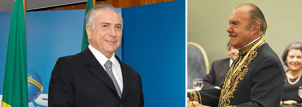 O colunista Elio Gaspari aposta que, depois de ocupar a presidência da República, o interino Michel Temer passará a sonhar com a Academia Brasileira de Letras; "Depois de 2018, a pista receberá um novo candidato: Michel Temer. Ele é autor de livros de Direito e comete poesias ('Anônima Intimidade'). Se os seus versos podem jogar luz sobre seu governo, ele ficará no patamar de pedestres de José Sarney, autor de 'Marimbondos de Fogo'", diz ele (Foto: Leonardo Attuch) O colunista Elio Gaspari aposta que, depois de ocupar a presidência da República, o interino Michel Temer passará a sonhar com a Academia Brasileira de Letras; "Depois de 2018, a pista receberá um novo candidato: Michel Temer. Ele é autor de livros de Direito e comete poesias ('Anônima Intimidade'). Se os seus versos podem jogar luz sobre seu governo, ele ficará no patamar de pedestres de José Sarney, autor de 'Marimbondos de Fogo'", diz ele