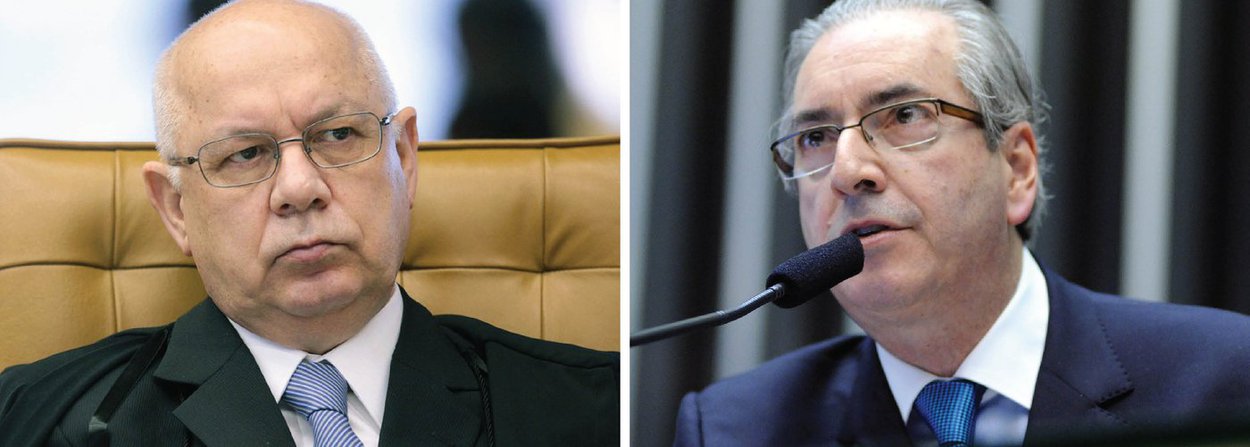 Partido questionava ato da Mesa Diretora da Câmara que permitiu ao presidente afastado da Casa, deputado Eduardo Cunha (PMDB-RJ), manter prerrogativas do cargo, como residência oficial, segurança pessoal e transporte aéreo e terrestre; segundo a decisão do ministro do STF, o tipo de ação usada pelos deputados para questionar o tema, uma reclamação, não era a via correta; além disso, para Teori Zavascki, a ação dos deputados não mostra como a manutenção dos benefícios pode prejudicar as investigações (Foto: Gisele Federicce) Partido questionava ato da Mesa Diretora da Câmara que permitiu ao presidente afastado da Casa, deputado Eduardo Cunha (PMDB-RJ), manter prerrogativas do cargo, como residência oficial, segurança pessoal e transporte aéreo e terrestre; segundo a decisão do ministro do STF, o tipo de ação usada pelos deputados para questionar o tema, uma reclamação, não era a via correta; além disso, para Teori Zavascki, a ação dos deputados não mostra como a manutenção dos benefícios pode prejudicar as investigações